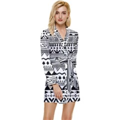 Long Sleeve Satin Robe 