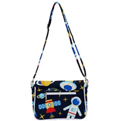 Shoulder Bag with Back Zipper 
