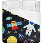 Space Seamless Pattern Duvet Cover (King Size)