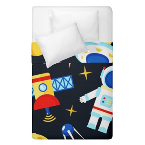 Space Seamless Pattern Duvet Cover Double Side (Single Size) from ArtsNow.com