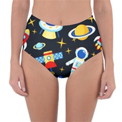 Reversible High-Waist Bikini Bottoms 