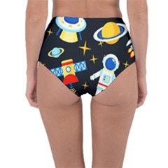 Reversible High-Waist Bikini Bottoms 