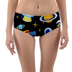 Reversible Mid-Waist Bikini Bottoms 