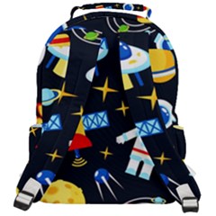 Rounded Multi Pocket Backpack 