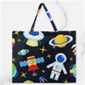 Zipper Large Tote Bag 