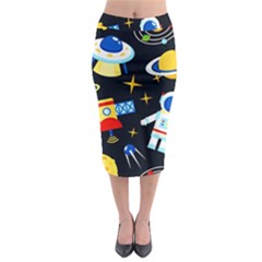 Midi Pencil Skirt 