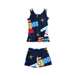 Space Seamless Pattern Kids  Boyleg Swimsuit