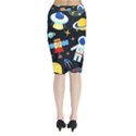 Midi Wrap Pencil Skirt 