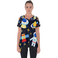 Cut Out Side Drop T-Shirt 