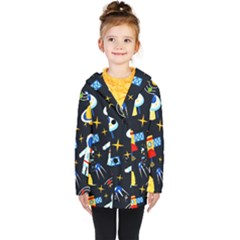 Kids  Double Breasted Button Coat 