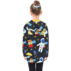 Kids  Double Breasted Button Coat 