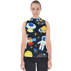 Mock Neck Shell Top 