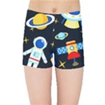 Space Seamless Pattern Kids  Sports Shorts