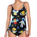 Space Seamless Pattern Tankini Set