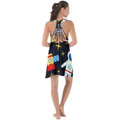 Show Some Back Chiffon Dress 