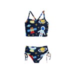 Space Seamless Pattern Girls  Tankini Swimsuit