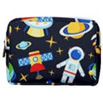 Space Seamless Pattern Make Up Pouch (Medium)