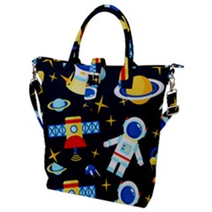 Buckle Top Tote Bag 