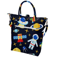 Buckle Top Tote Bag 