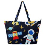 Space Seamless Pattern Full Print Shoulder Bag