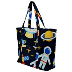 Zip Up Canvas Bag 