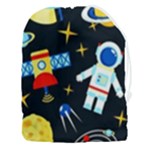 Space Seamless Pattern Drawstring Pouch (3XL)