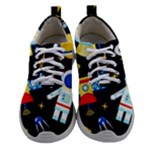 Space Seamless Pattern Women Athletic Shoes