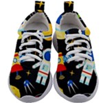 Space Seamless Pattern Kids Athletic Shoes