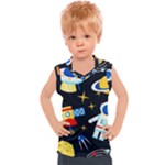 Space Seamless Pattern Kids  Sport Tank Top