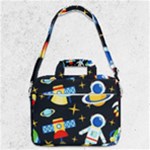 Space Seamless Pattern MacBook Pro 13  Shoulder Laptop Bag 