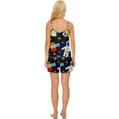 Satin Pajama Short Set 