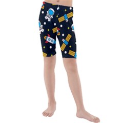 Kids  Mid Length Swim Shorts 