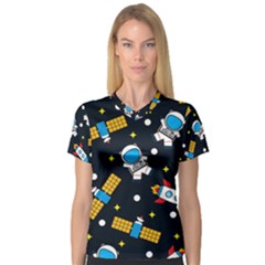 V-Neck Sport Mesh T-Shirt 