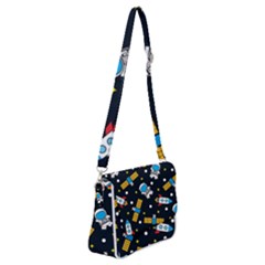 Shoulder Bag with Back Zipper 
