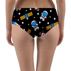 Reversible Mid-Waist Bikini Bottoms 
