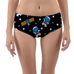 Reversible Mid-Waist Bikini Bottoms 
