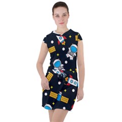 Drawstring Hooded Dress 