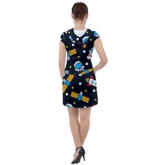 Drawstring Hooded Dress 