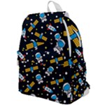 Seamless-adventure-space-vector-pattern-background Top Flap Backpack