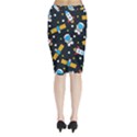 Midi Wrap Pencil Skirt 