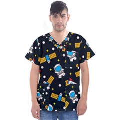Men s V-Neck Scrub Top 