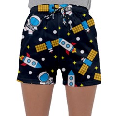 Women s Satin Sleepwear Shorts 