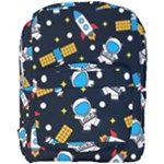 Seamless-adventure-space-vector-pattern-background Full Print Backpack