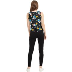 V-Neck Cropped Tank Top 