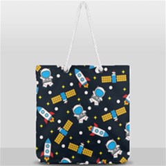 Full Print Rope Handle Tote (Large) 