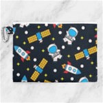 Seamless-adventure-space-vector-pattern-background Canvas Cosmetic Bag (XL)