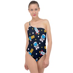 Classic One Shoulder Swimsuit 