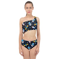 Spliced Up Two Piece Swimsuit 