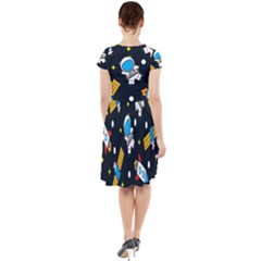 Cap Sleeve Midi Dress 