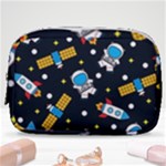 Seamless-adventure-space-vector-pattern-background Make Up Pouch (Small)